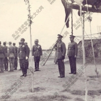 1936军事委员会委员长蒋中正、张学良校阅部队